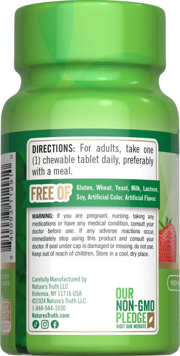 VITAMIN D3 2000 IU (50 MCG) CHEWABLES - Image 3