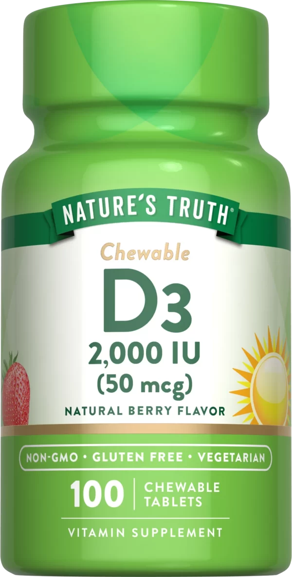 VITAMIN D3 2000 IU (50 MCG) CHEWABLES