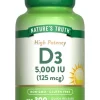 VITAMIN D3 5000 IU (125 MCG) | EXTRA STRENGTH