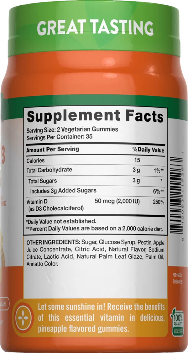 VITAMIN D3 2000 IU (50 MCG) | EXTRA STRENGTH - Image 3
