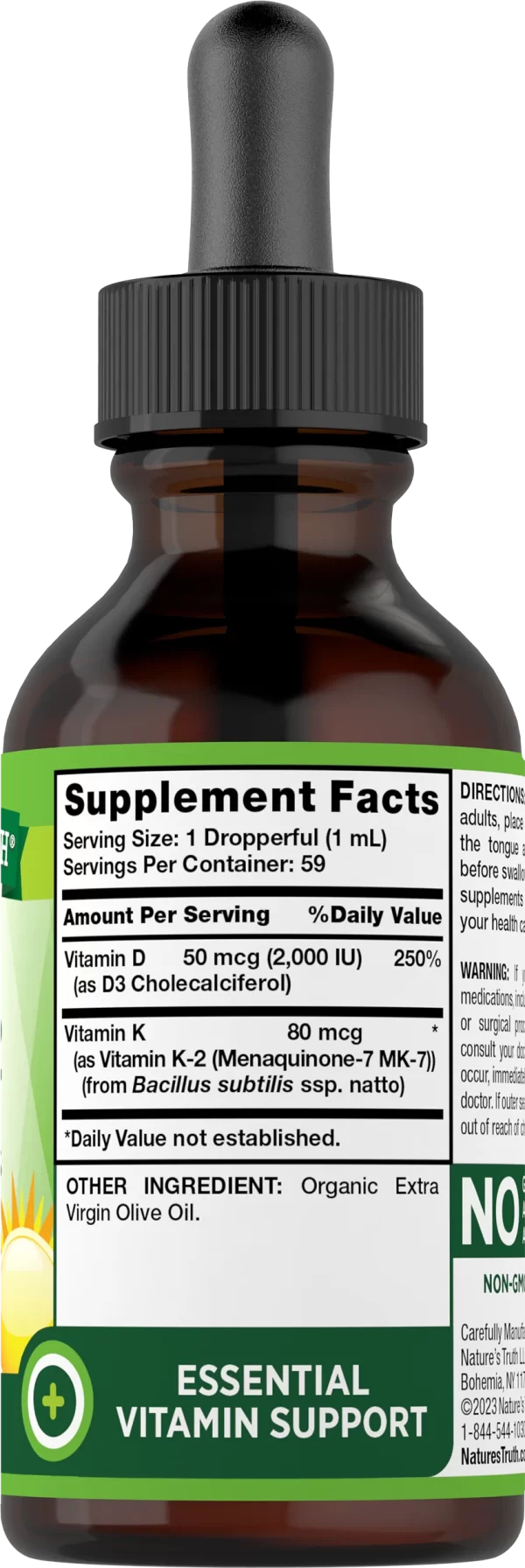 VITAMIN D3 + K2 LIQUID DROPS - Image 5