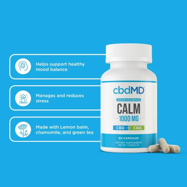 Broad Spectrum CBD Calm Capsules BROAD - Image 4