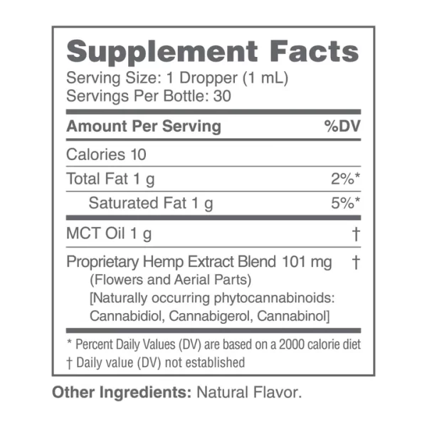Broad Spectrum CBD Oil Tincture - Image 2