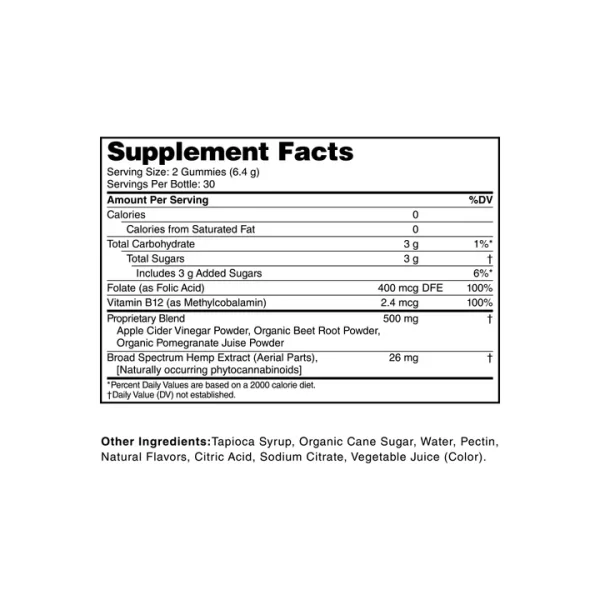 Broad Spectrum CBD ACV Gummies - Image 3