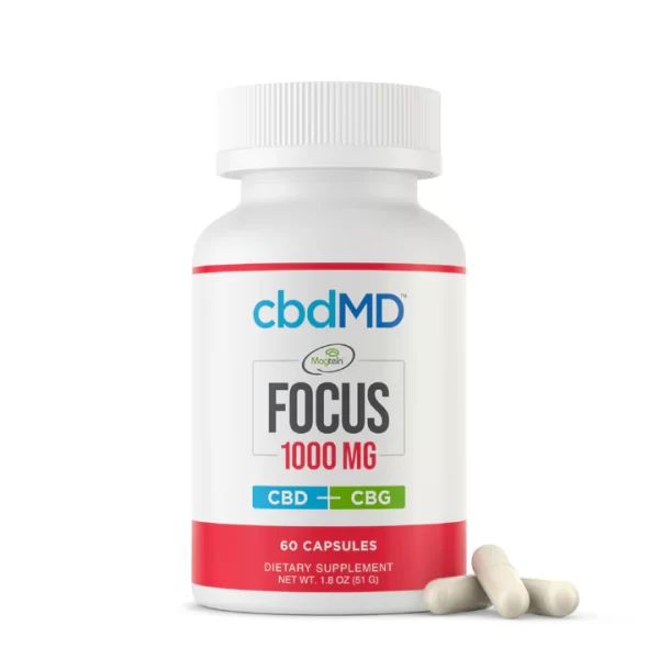Broad Spectrum CBD Focus Capsules BROAD