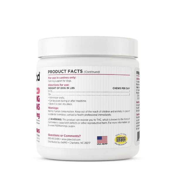 Broad Spectrum CBD Dog Calming Chews - Image 2