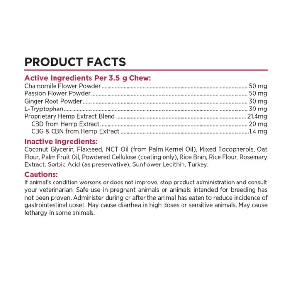 Broad Spectrum CBD Dog Calming Chews - Image 4
