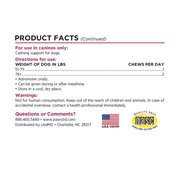Broad Spectrum CBD Dog Calming Chews - Image 5