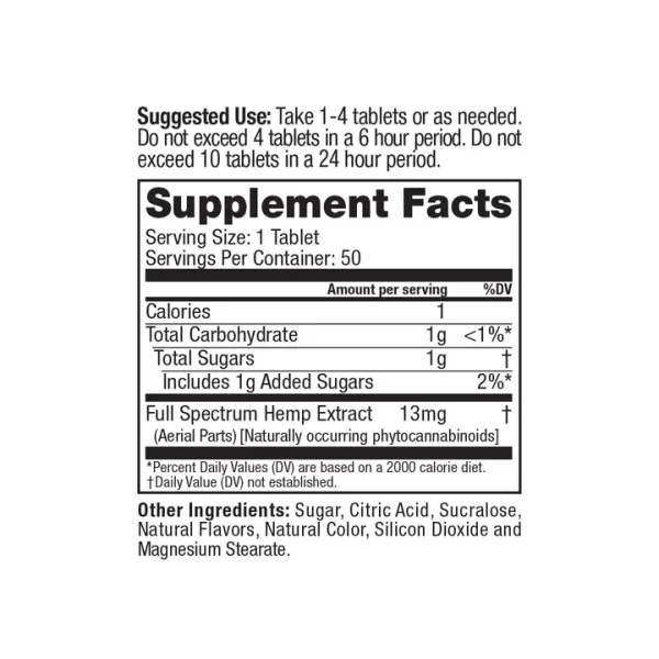 Delta 9 THC Microdose Unwind Tablets - Image 2