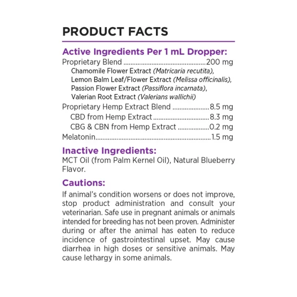Broad Spectrum CBD Dog Calming Oil Tincture - Image 4