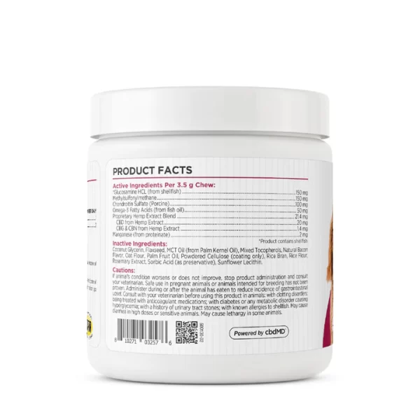 Broad Spectrum CBD Dog Hip + Joint Chews - Image 3