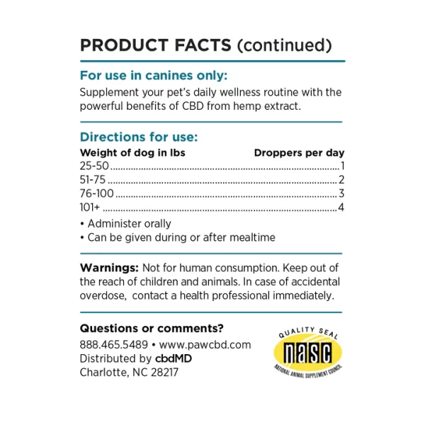 Broad Spectrum CBD Dog Oil Tincture - Image 4