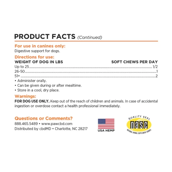 Broad Spectrum CBD Dog Probiotic Chews - Image 4