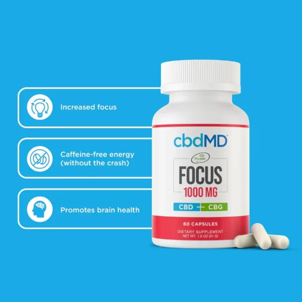 Broad Spectrum CBD Focus Capsules BROAD - Image 4